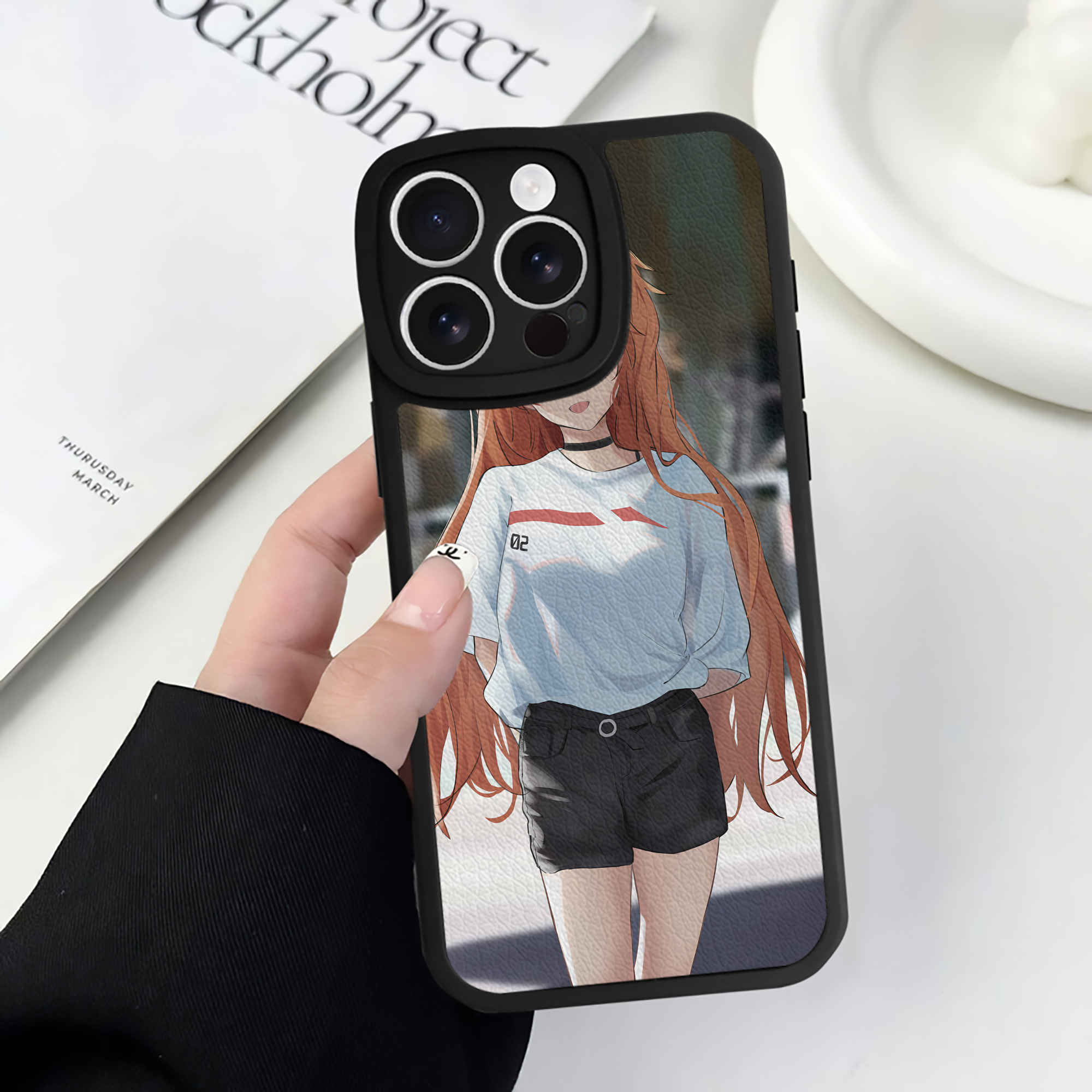 （画像用） EVA 新世紀エヴァンゲリオン 【iPhone 16シリーズ対応】シリコンスマホケース（レザー調） 材質：シリコン